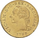 483D Doppia da 4 scudi 1789 Aquila spiegata 2° tipo Torino Oro