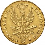 486R Doppia da 4 scudi 1792 Aquila spiegata 2° tipo Torino Oro