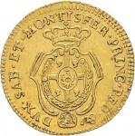658R Doppietta da 10 reali 1786 Scudo ovale a cartoccio Torino Oro