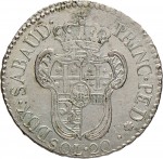 564R 20 soldi 1795 Scudo a cartoccio Torino Mistura di argento