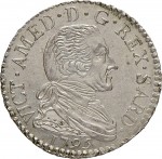564D 20 soldi 1795 Scudo a cartoccio Torino Mistura di argento