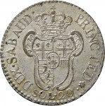 565R 20 soldi 1796 Scudo a cartoccio Torino Mistura di argento