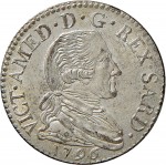 565D 20 soldi 1796 Scudo a cartoccio Torino Mistura di argento