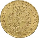 491R Mezza doppia 1773 Scudo rotondo 1° tipo Torino Oro