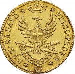 504R Mezza doppia 1786 Aquila spiegata 2° tipo Torino Oro