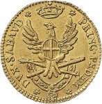 507R Mezza doppia 1788 Aquila spiegata 2° tipo Torino Oro