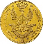 508R Mezza doppia 1789 Aquila spiegata 2° tipo Torino Oro