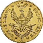 509R Mezza doppia 1790 Aquila spiegata 2° tipo Torino Oro