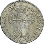 572R 10 soldi 1795 Scudo a cartoccio Torino Mistura di argento