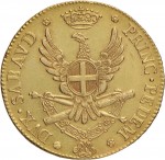 468R Mezzo carlino da 2,5 doppie 1786 Aquila spiegata Torino Oro