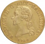468D Mezzo carlino da 2,5 doppie 1786 Aquila spiegata Torino Oro
