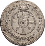695R Mezzo reale da 2,6 soldi 1774 Scudo rotondo Torino Mistura di argento
