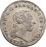 695D Mezzo reale da 2,6 soldi 1774 Scudo rotondo Torino Mistura di argento