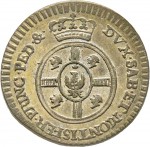 700R Mezzo reale da 2,6 soldi 1793 Scudo rotondo Torino Mistura di argento