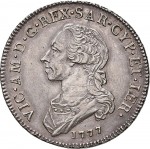 528D Mezzo scudo da 3 lire 1777 Scudo rotondo Torino Argento