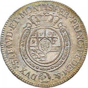 531-001R Mezzo scudo da 3 lire 1780 Scudo rotondo Torino Argento