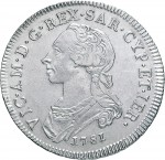 532D Mezzo scudo da 3 lire 1781 Scudo rotondo Torino Argento