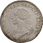 536D Mezzo scudo da 3 lire 1786 Scudo rotondo Torino Argento