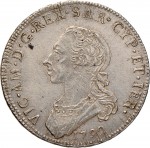 542D Mezzo scudo da 3 lire 1792 Scudo rotondo Torino Argento