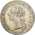 662D Mezzo scudo da 5 reali 1774 Scudo a cartoccio Torino Argento