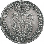 665R Mezzo scudo da 5 reali 1793 Scudo a cartoccio Torino Argento