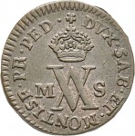 618R Mezzo soldo da 6 denari 1782 Cifre del sovrano Torino Mistura di argento