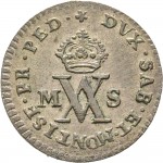 619R Mezzo soldo da 6 denari 1783 Cifre del sovrano Torino Mistura di argento