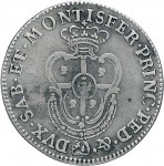 666R Quarto di scudo da 2,5 reali 1773 Scudo a cartoccio Torino Argento