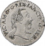 689D Reale da 5 soldi 1794 Iscrizione 2° tipo Cagliari Mistura di argento
