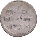 690R Reale da 5 soldi 1795 Iscrizione 2° tipo Cagliari Mistura di argento