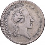 690D Reale da 5 soldi 1795 Iscrizione 2° tipo Cagliari Mistura di argento