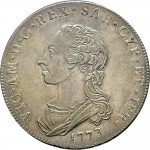 522D Scudo da 6 lire 1773 Scudo rotondo Torino Argento