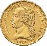770D 20 lire 1819 Scudo sannitico 1° tipo Torino Oro