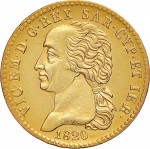 771D 20 lire 1820 Scudo sannitico 1° tipo Torino Oro