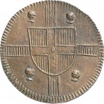 763D 3 cagliaresi da sei denari s.d. (1813) Valore Cagliari Rame