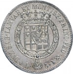 774R Scudo da 5 lire nuove di Piemonte 1816 Scudo sannitico 1° tipo Torino Argento