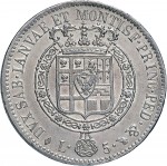 775R Scudo da 5 lire nuove di Piemonte 1817 Scudo sannitico 1° tipo Torino Argento