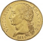 750D Doppia da 4 scudi 1814 Aquila spiegata 1° tipo Torino Oro
