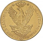 751R Doppia da 4 scudi 1815 Aquila spiegata 2° tipo Torino Oro