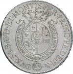 752R Mezzo scudo da 3 lire 1814 Scudo rotondo 1° tipo Torino Argento