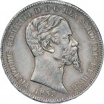 1073D Lira 1853 Scudo sannitico Torino Argento