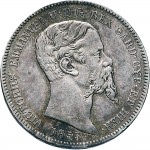 1074D Lira 1855 Scudo sannitico Torino Argento