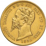 1035D 10 lire 1850 Scudo sannitico Torino Oro