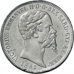 1064D 2 lire 1852 Scudo sannitico Torino Argento