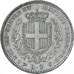 1068R 2 lire 1855 Scudo sannitico Torino Argento