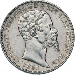 1069D 2 lire 1856 Scudo sannitico Torino Argento