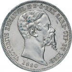 1070D 2 lire 1860 Scudo sannitico Torino Argento