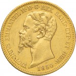 1012D 20 lire 1850 Scudo sannitico Torino Oro
