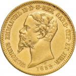1015D 20 lire 1852 Scudo sannitico Genova Oro