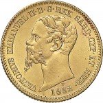 1016D 20 lire 1852 Scudo sannitico Torino Oro